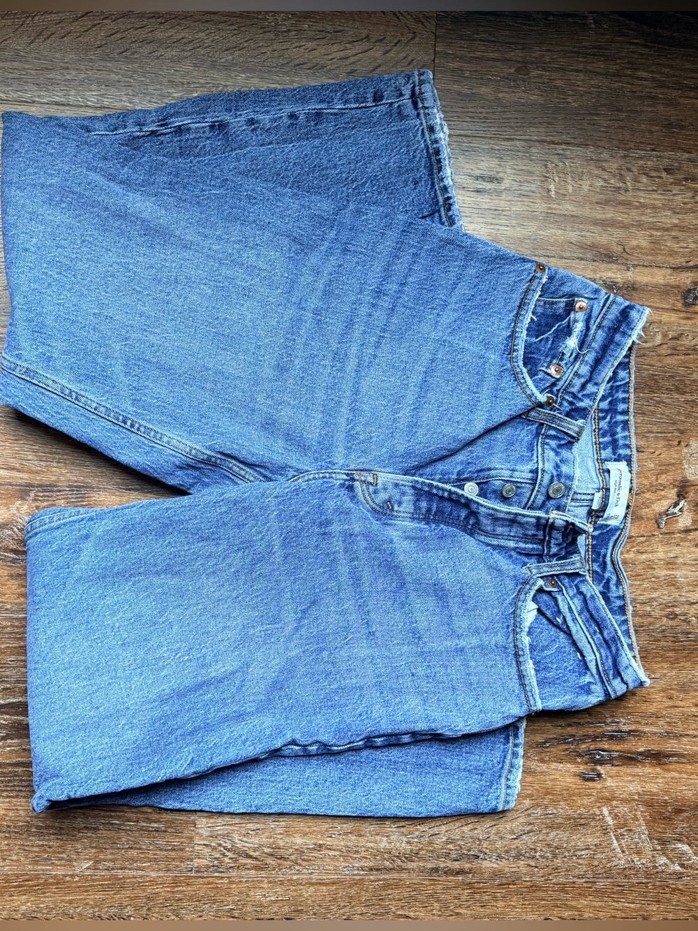 Classic women’s Blue Button-Fly Jeans